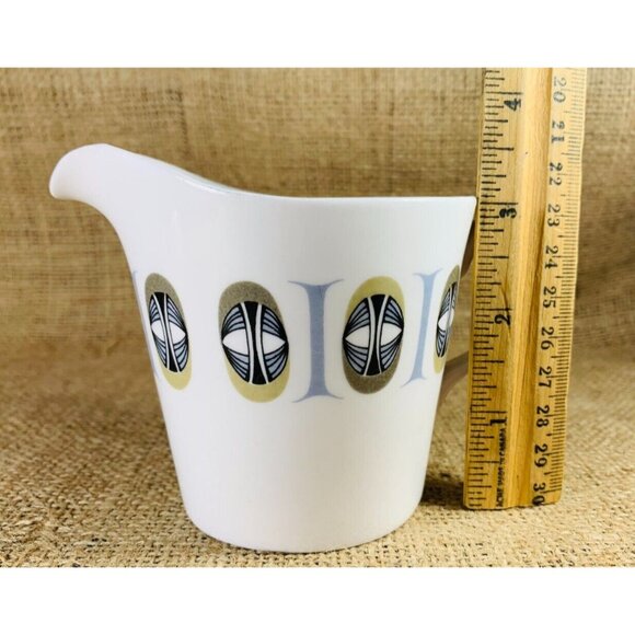 Coclough MCM Cream and Sugar Set Mid-century Geometric Pattern E568 - Picture 12 of 12